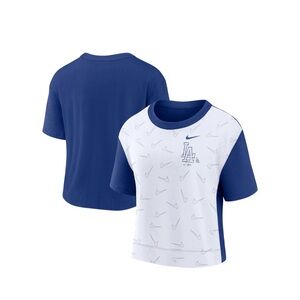 Women’s Nike Los Angeles Dodgers Line Up High Hip Fashion T-Shirt